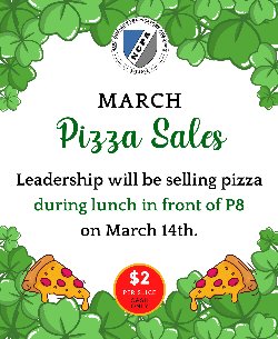 march pizza sales